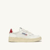 KÖRBE-MEDAILLENGEWINNER LOW EN CUIR BLANC ET ROUGE KÖRBE-MEDAILLENGEWINNER LOW EN CUIR BLANC ET ROUGE