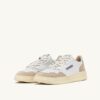 KÖRBE-MEDAILLENGEWINNER LOW EN CUIR ET DAIM BLANC ET ARGENT KÖRBE-MEDAILLENGEWINNER LOW EN CUIR ET DAIM BLANC ET ARGENT