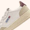 KÖRBE-MEDAILLENGEWINNER LOW EN DAIM UND CUIR BLANC ET BURGUNDY KÖRBE-MEDAILLENGEWINNER LOW EN DAIM UND CUIR BLANC ET BURGUNDY