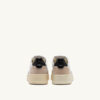 KÖRBE MEDALIST LOW EN CUIR BLANC UND NOIR ET DAIM BEIGE KÖRBE MEDALIST LOW EN CUIR BLANC UND NOIR ET DAIM BEIGE