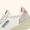 KÖRBE MEDALIST LOW EN CUIR BLANC UND PULVER UND DAIM BEIGE KÖRBE MEDALIST LOW EN CUIR BLANC UND PULVER UND DAIM BEIGE
