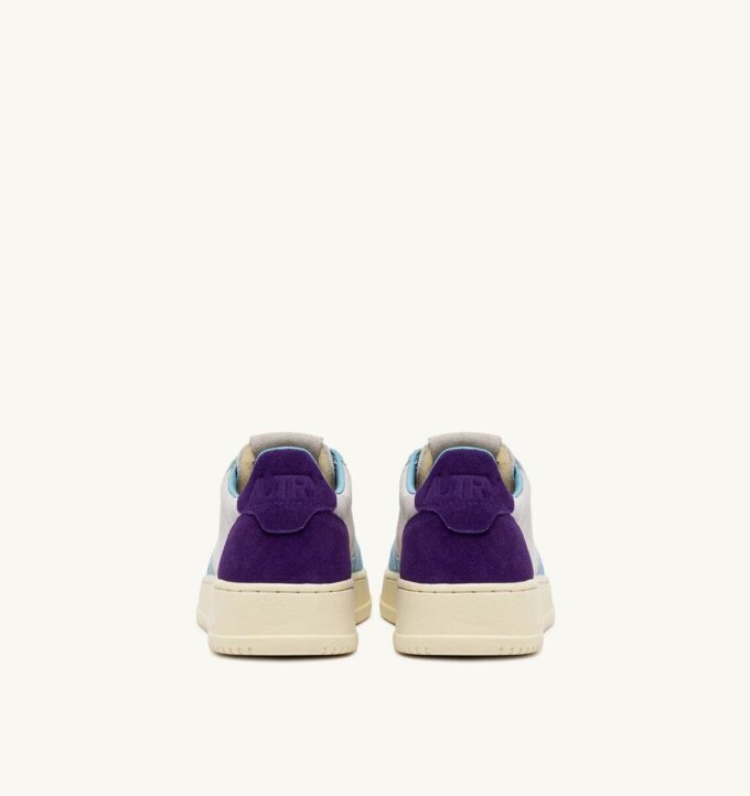 KÖRBE MEDALIST LOW TRICOLOR EN DAIM PATRIDGE UND MAUVE KÖRBE MEDALIST LOW TRICOLOR EN DAIM PATRIDGE UND MAUVE
