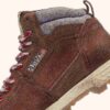 MALGA STIEFEL AUS LEDER, FARBE NATURLEDER UND GRAU