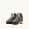 MALGA-STIEFEL AUS NUBUKLEDER UND MESH IN DEN FARBEN HERB UND MOSSTONE