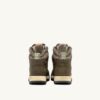 MALGA-STIEFEL AUS NUBUKLEDER UND MESH IN DEN FARBEN HERB UND MOSSTONE