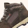 MALGA-STIEFEL AUS NUBUKLEDER UND MESH IN DEN FARBEN HERB UND MOSSTONE