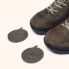 MALGA-STIEFEL AUS NUBUKLEDER UND MESH IN DEN FARBEN HERB UND MOSSTONE