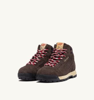 Malga-Stiefel in Wildlederfarbe Pfeffer