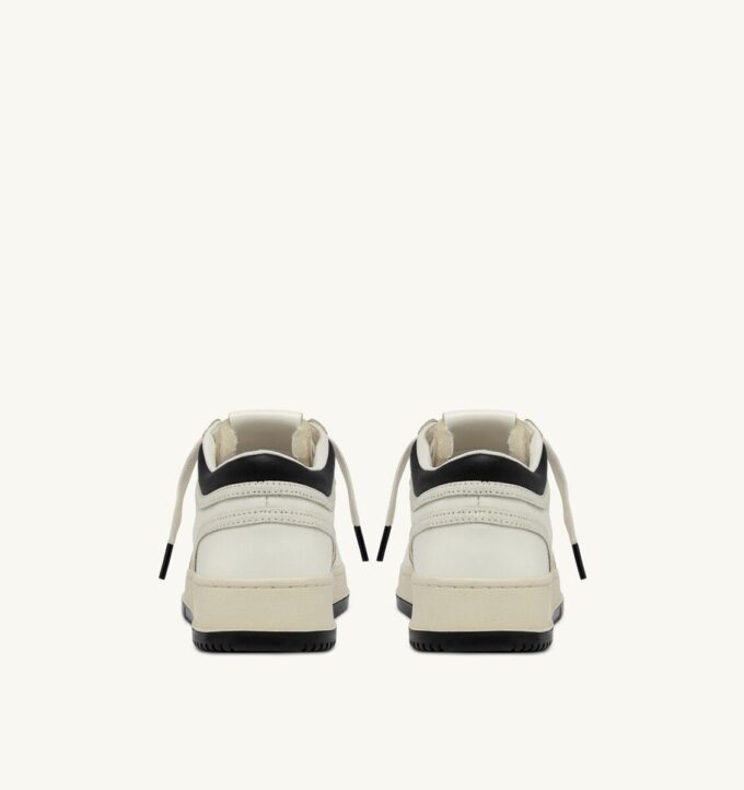MED-WAY SNEAKER AUS LEDER, FARBE MARSHMALLOW UND SCHWARZ