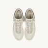 MED-WAY SNEAKER AUS LEDER, FARBE MARSHMALLOW UND SCHWARZ