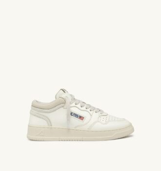 MED-WAY SNEAKER AUS LEDER IN DER FARBE MARSHMALLOW UND WEISS MED-WAY SNEAKER AUS LEDER IN DER FARBE MARSHMALLOW UND WEISS