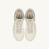 MED-WAY SNEAKER IN LEDER, FARBE MARSHMALLOW UND MOUNTAIN
