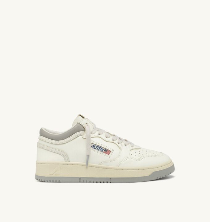 MED-WAY SNEAKER IN LEDERFARBE MARSHMALLOW UND VAPOR