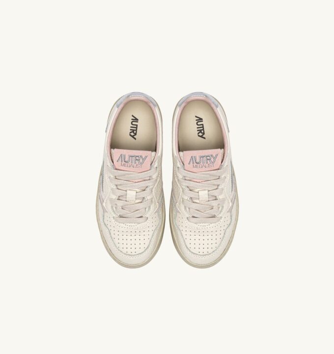 MEDALIST KIDS LOW SNEAKERS IN LEDERFARBE SAND UND CREOLE PINK MEDALIST KIDS LOW SNEAKERS IN LEDERFARBE SAND UND CREOLE PINK