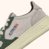 MEDALIST KIDS LOW SNEAKERS IN SUEDE COLOR LOFT WHITE AND GREEN MEDALIST KIDS LOW SNEAKERS IN SUEDE COLOR LOFT WHITE AND GREEN