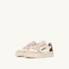 MEDALIST KIDS LOW SNEAKERS IN WEISSEM, BRAUNEM UND ROSA LEDER MEDALIST KIDS LOW SNEAKERS IN WEISSEM, BRAUNEM UND ROSA LEDER