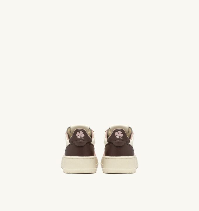 MEDALIST KIDS LOW SNEAKERS IN WEISSEM, BRAUNEM UND ROSA LEDER MEDALIST KIDS LOW SNEAKERS IN WEISSEM, BRAUNEM UND ROSA LEDER