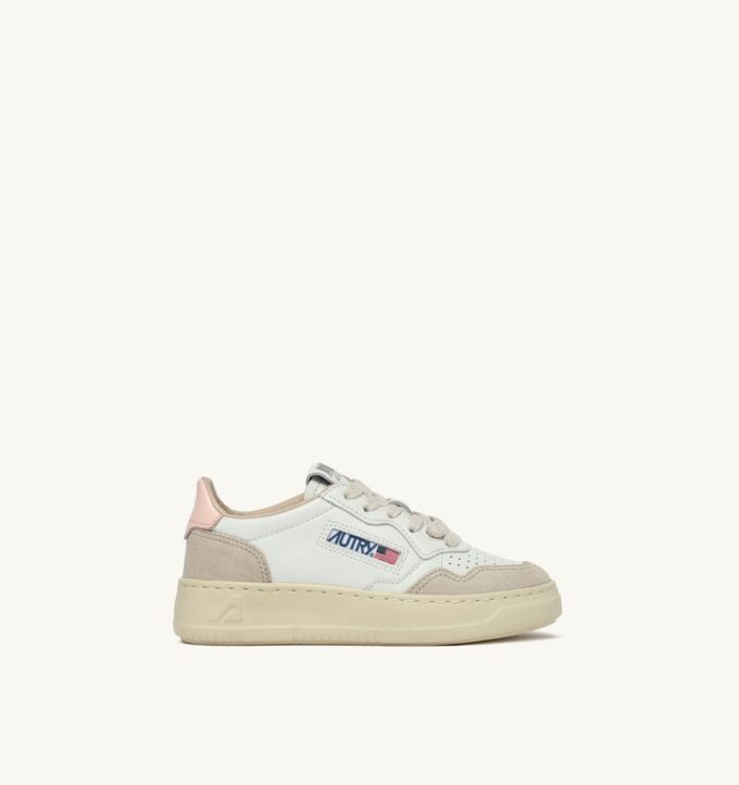 MEDALIST KIDS LOW SNEAKERS IN WEISSEM UND KREOLISCH-ROSA WILDLEDER MEDALIST KIDS LOW SNEAKERS IN WEISSEM UND KREOLISCH-ROSA WILDLEDER