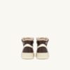 MEDALIST KIDS MID SNEAKER IN WEISSEM, BRAUNEM UND ROSA LEDER