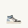 MEDALIST KIDS MID SNEAKER IN WEISSEM, SCHWARZEM UND BLAUEM LEDER