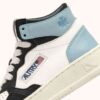 MEDALIST KIDS MID SNEAKER IN WEISSEM, SCHWARZEM UND BLAUEM LEDER