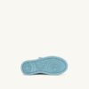 MEDALIST KIDSTRIPES LOW BICOLOR SNEAKERS IN WHITE AND ACQUATIC LEABER MEDALIST KIDSTRIPES LOW BICOLOR SNEAKERS IN WHITE AND ACQUATIC LEABER