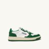 MEDALIST LOW BICOLOR SNEAKER AUS WEISSEM UND GRÜNEM LEDER
