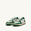 MEDALIST LOW BICOLOR SNEAKER AUS WEISSEM UND GRÜNEM LEDER