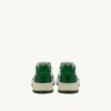 MEDALIST LOW BICOLOR SNEAKER AUS WEISSEM UND GRÜNEM LEDER