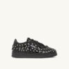 MEDALIST LOW ‚BLOOMING‘ SNEAKER AUS LACKLEDER, FARBE SCHWARZ