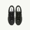 MEDALIST LOW ‚BLOOMING‘ SNEAKER AUS LACKLEDER, FARBE SCHWARZ
