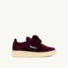 MEDALIST LOW BOW ‚VELVET‘ SNEAKERS COLOR BURGUNDY