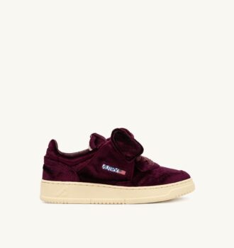 MEDALIST LOW BOW ‚VELVET‘ SNEAKERS COLOR BURGUNDY