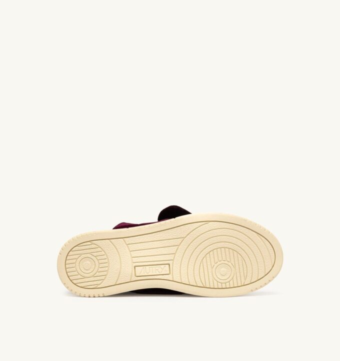 MEDALIST LOW BOW ‚VELVET‘ SNEAKERS COLOR BURGUNDY