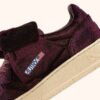MEDALIST LOW BOW ‚VELVET‘ SNEAKERS COLOR BURGUNDY