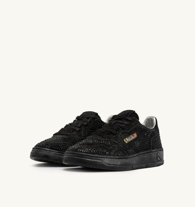 MEDALIST LOW ‚CRYSTAL‘ MICRO RHINESTONES SNEAKERS BLACK MEDALIST LOW ‚CRYSTAL‘ MICRO RHINESTONES SNEAKERS BLACK