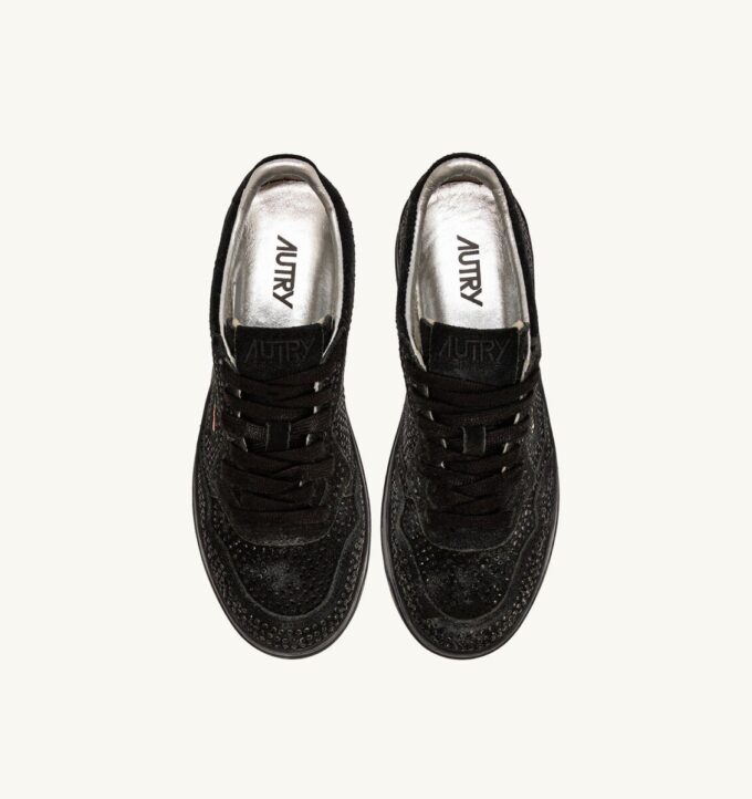 MEDALIST LOW ‚CRYSTAL‘ MICRO RHINESTONES SNEAKERS BLACK MEDALIST LOW ‚CRYSTAL‘ MICRO RHINESTONES SNEAKERS BLACK