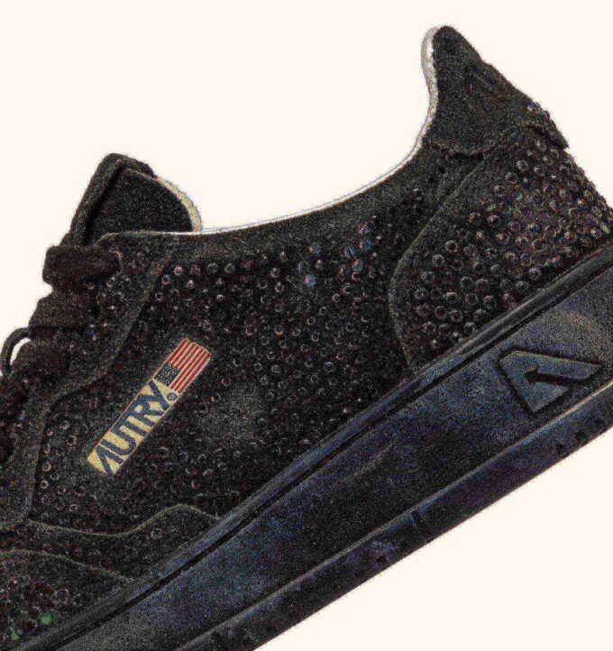 MEDALIST LOW ‚CRYSTAL‘ MICRO RHINESTONES SNEAKERS BLACK MEDALIST LOW ‚CRYSTAL‘ MICRO RHINESTONES SNEAKERS BLACK