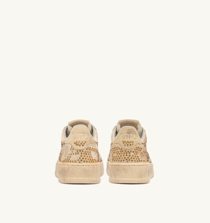 MEDALIST LOW ‚CRYSTAL‘ MICRO RHINESTONES SNEAKERS BRONZE MEDALIST LOW ‚CRYSTAL‘ MICRO RHINESTONES SNEAKERS BRONZE
