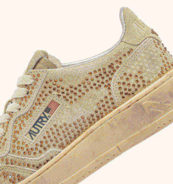 MEDALIST LOW ‚CRYSTAL‘ MICRO RHINESTONES SNEAKERS BRONZE MEDALIST LOW ‚CRYSTAL‘ MICRO RHINESTONES SNEAKERS BRONZE