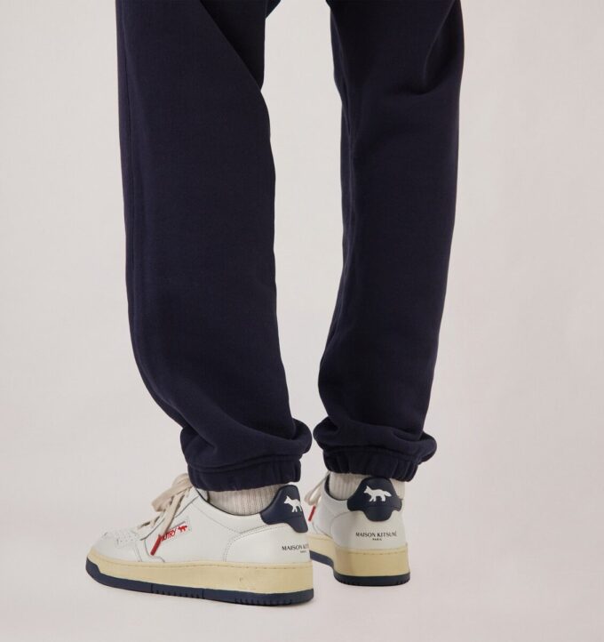 MEDALIST LOW ‚MAISON KITSUNÉ‘ SNEAKER AUS WEISSEM UND BLAUEM LEDER MEDALIST LOW ‚MAISON KITSUNÉ‘ SNEAKER AUS WEISSEM UND BLAUEM LEDER