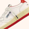 MEDALIST LOW ‚MAISON KITSUNÉ‘ SNEAKER AUS WEISSEM UND TONROTEM LEDER