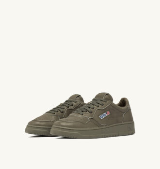MEDALIST LOW SNEAKER AUS COVERT GREEN NAPA-LEDER