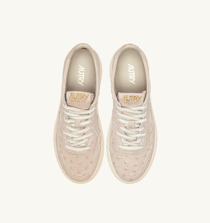 MEDALIST LOW SNEAKER AUS HOLZESCHE-LEDER MEDALIST LOW SNEAKER AUS HOLZESCHE-LEDER