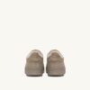 MEDALIST LOW SNEAKER AUS NUBUKLEDER, WILDLEDER UND LAMMFUTTER, FARBE LONDON FOG