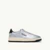 MEDALIST LOW SNEAKER AUS SILBER- UND SCHWARZ METALISIERTEM LEDER MEDALIST LOW SNEAKER AUS SILBER- UND SCHWARZ METALISIERTEM LEDER