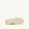 MEDALIST LOW SNEAKER AUS WEISSEM LEDER UND FLASCHENGRÜNEM WILDLEDER MEDALIST LOW SNEAKER AUS WEISSEM LEDER UND FLASCHENGRÜNEM WILDLEDER