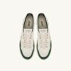 MEDALIST LOW SNEAKER AUS WEISSEM LEDER UND FLASCHENGRÜNEM WILDLEDER MEDALIST LOW SNEAKER AUS WEISSEM LEDER UND FLASCHENGRÜNEM WILDLEDER