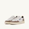 MEDALIST LOW SNEAKER AUS WEISSEM LEDER UND TABAK-WILDLEDER MEDALIST LOW SNEAKER AUS WEISSEM LEDER UND TABAK-WILDLEDER