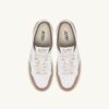 MEDALIST LOW SNEAKER AUS WEISSEM LEDER UND TABAK-WILDLEDER MEDALIST LOW SNEAKER AUS WEISSEM LEDER UND TABAK-WILDLEDER